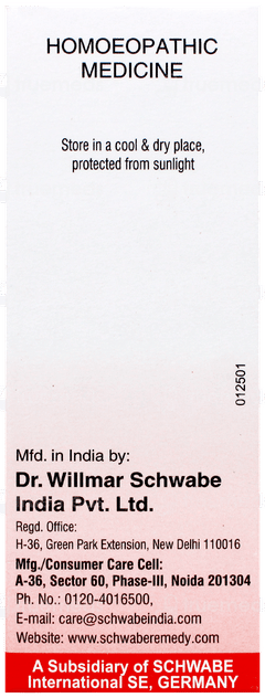 Dr Willmar Schwabe Gelsemium Sempervirens 30Ch Dilution 30Ml